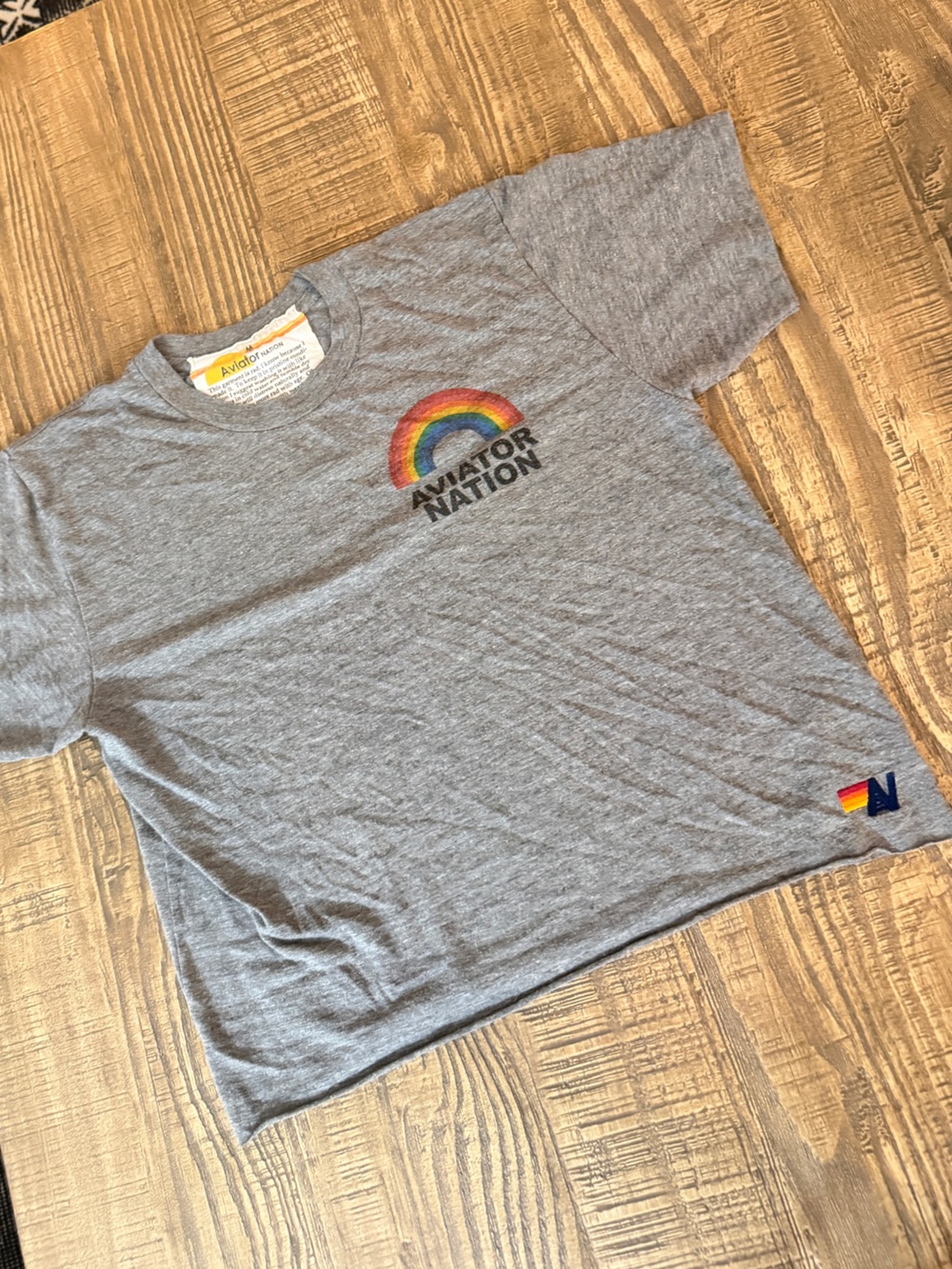 Aviator Nation Crop Tee Shirt.